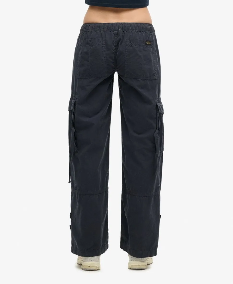 Low Rise Wide Leg Cargo Pants