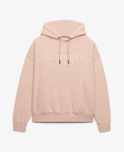 Luxe Casual Embroidered Relaxed Hoodie