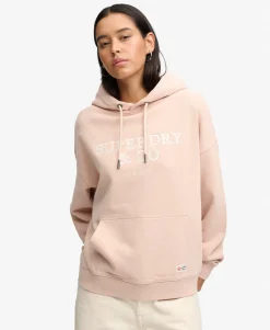 Luxe Casual Embroidered Relaxed Hoodie