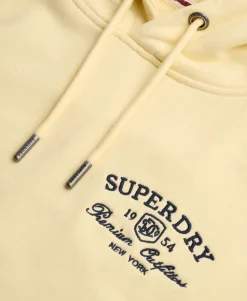 Luxe Casual Embroidered Relaxed Hoodie