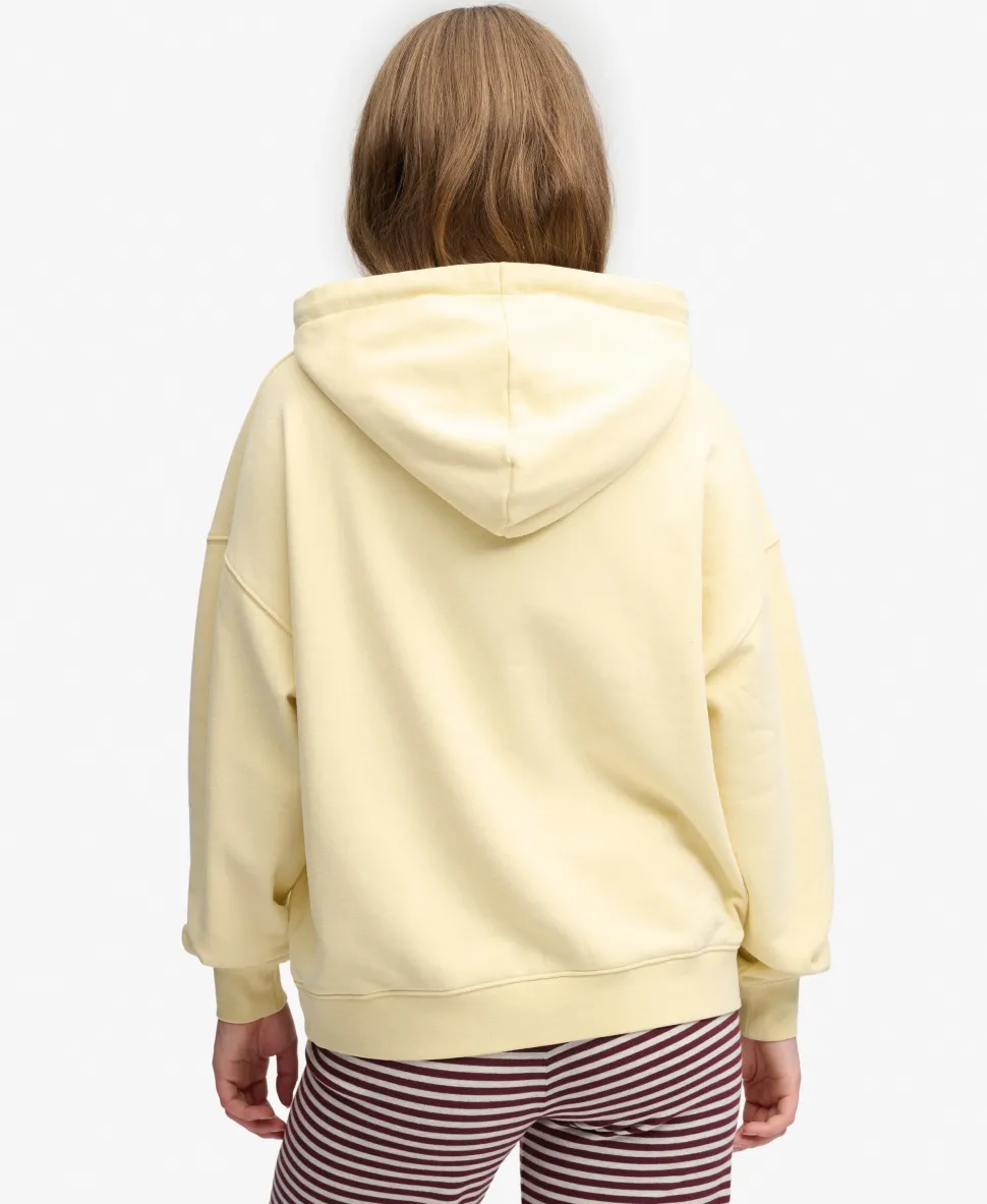 Luxe Casual Embroidered Relaxed Hoodie