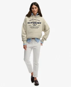 Luxe Casual Embroidered Relaxed Hoodie