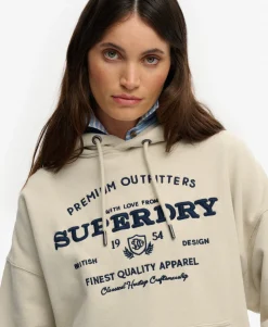 Luxe Casual Embroidered Relaxed Hoodie