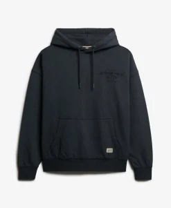 Luxe Casual Embroidered Relaxed Hoodie