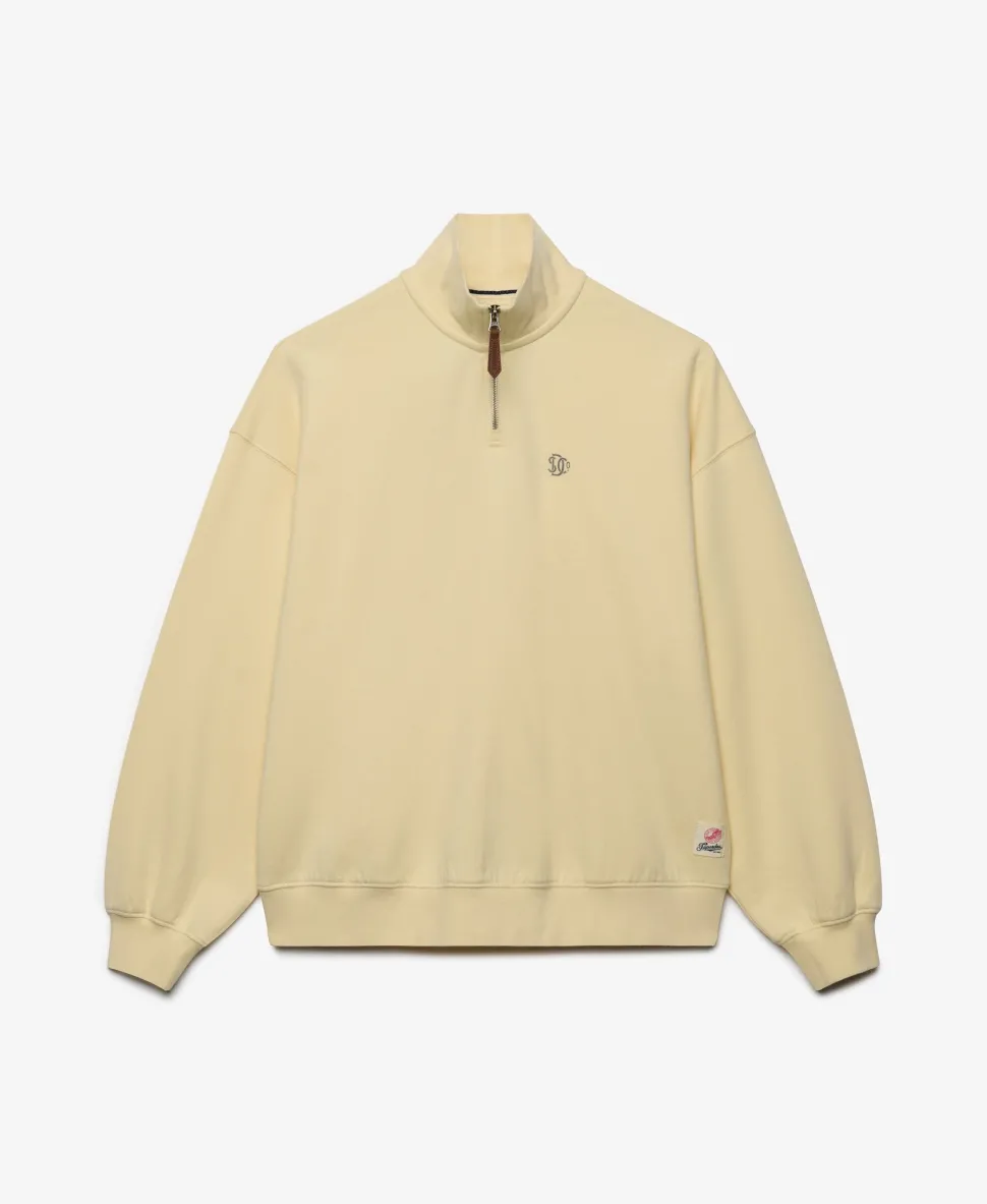 Luxe Casual Half Zip Sweatshirt