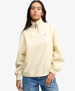 Luxe Casual Half Zip Sweatshirt