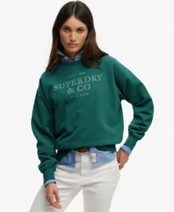 Luxe Casual Loose Crew Sweatshirt