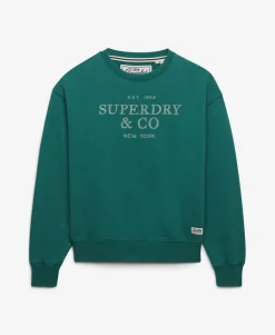 Luxe Casual Loose Crew Sweatshirt