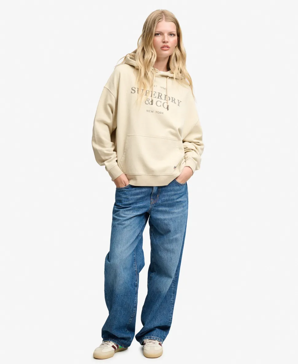 Luxe Casual Relaxed Hoodie