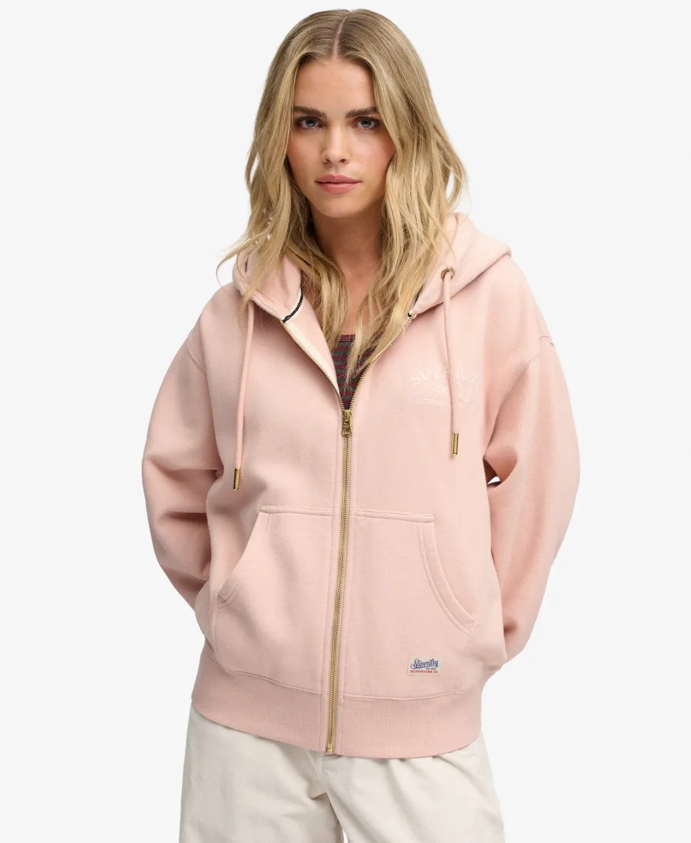 Luxe Casual Zip Hoodie