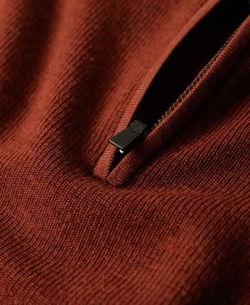 Merino Half Zip Jumper