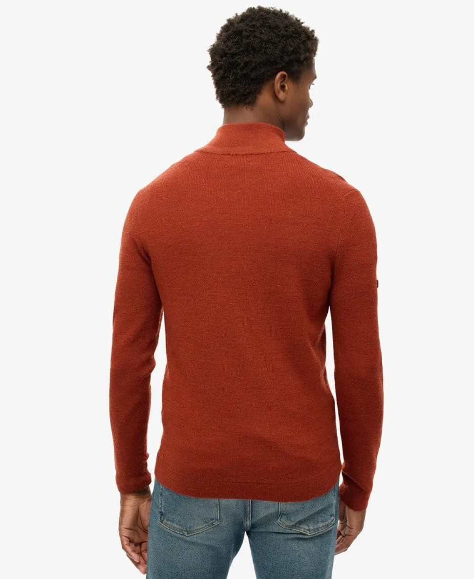 Merino Half Zip Jumper