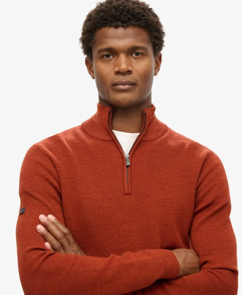 Merino Half Zip Jumper