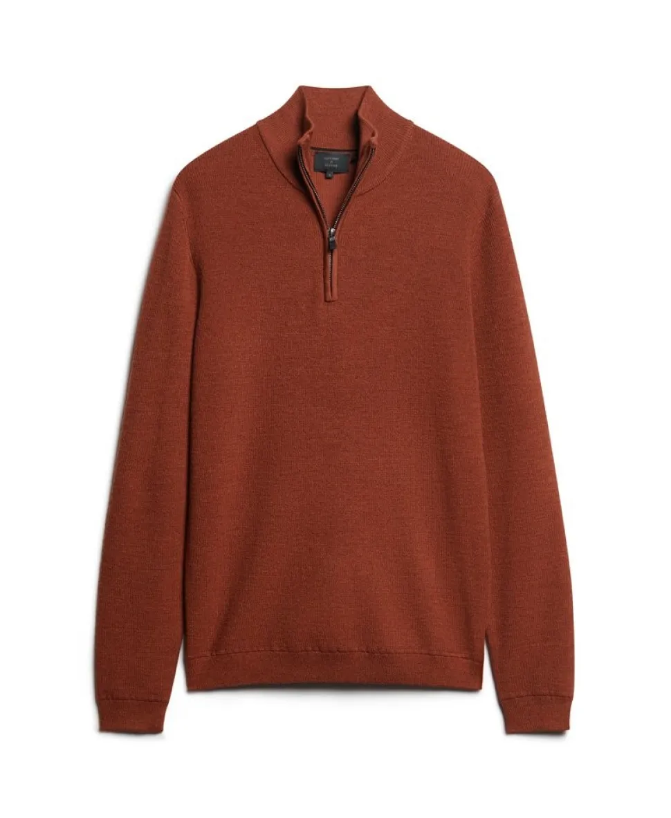 Merino Half Zip Jumper