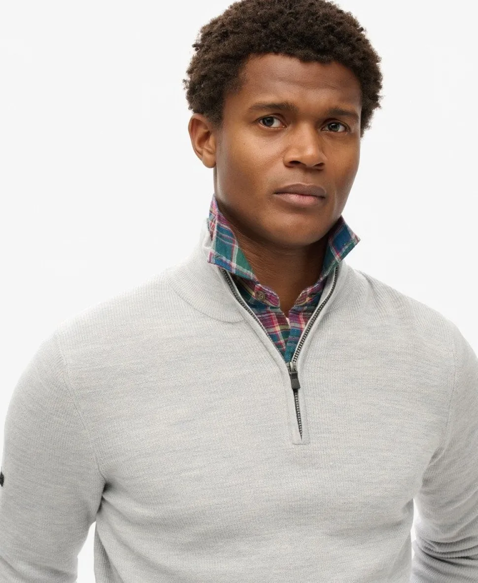 Merino Half Zip Jumper