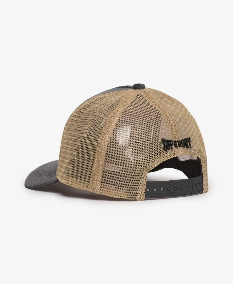 Mesh Cord Trucker Cap