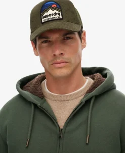 Mesh Cord Trucker Cap