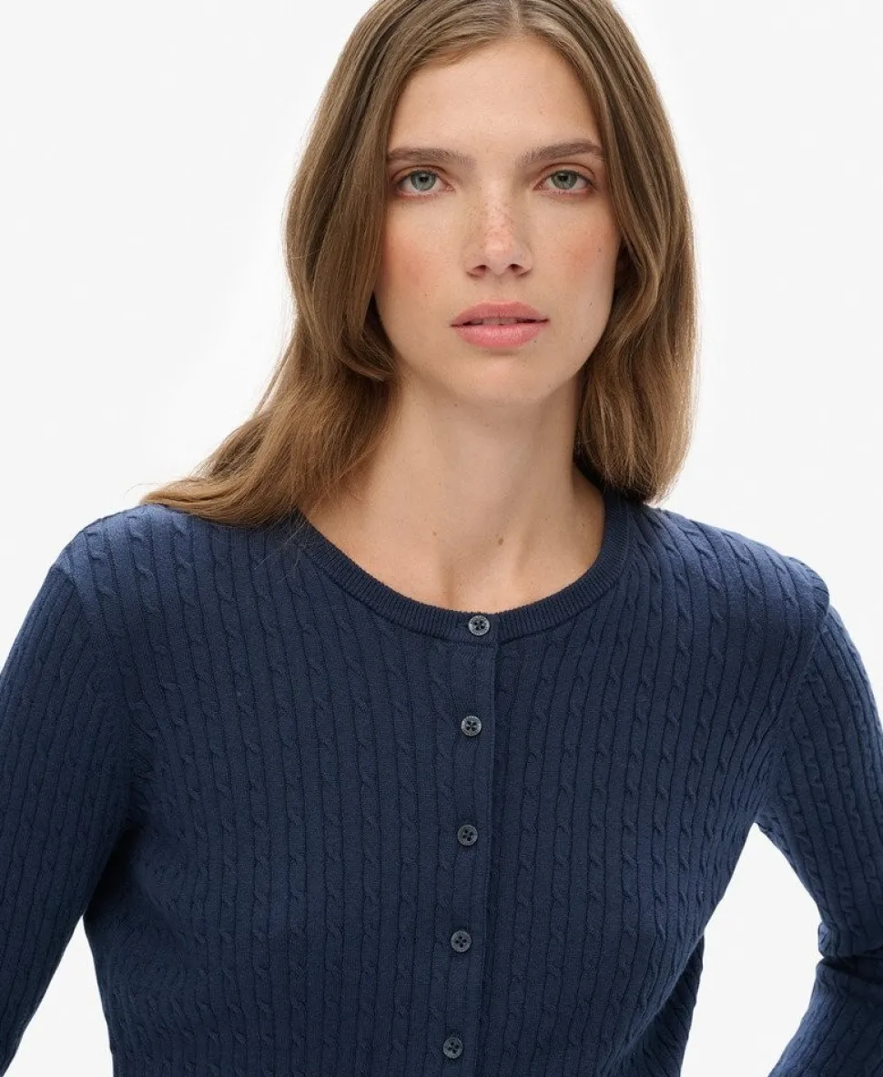 Micro Cable Cardigan
