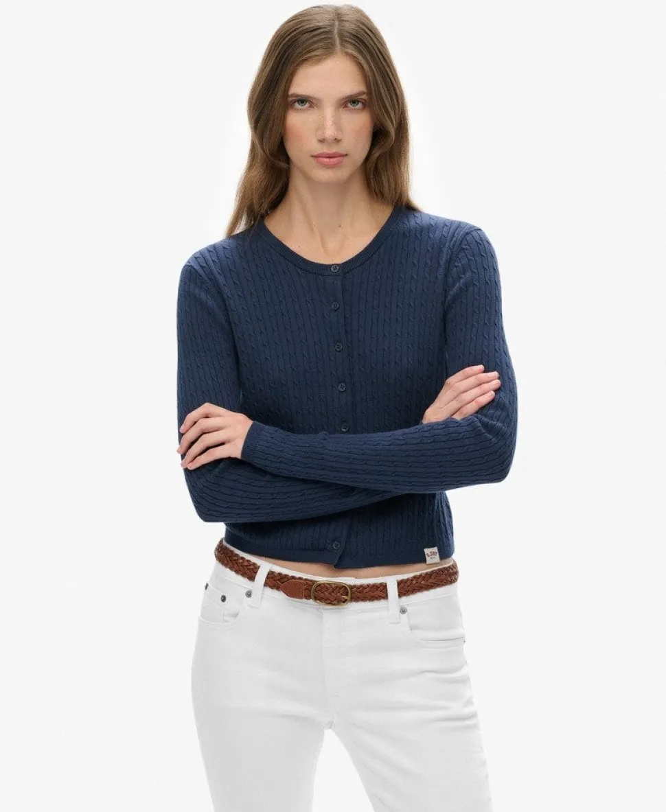 Micro Cable Cardigan