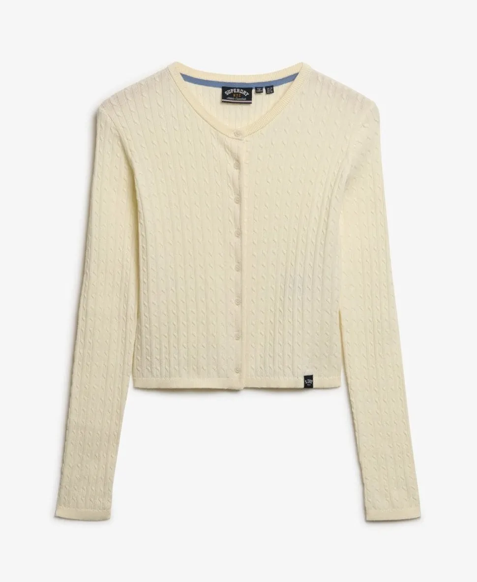 Micro Cable Cardigan