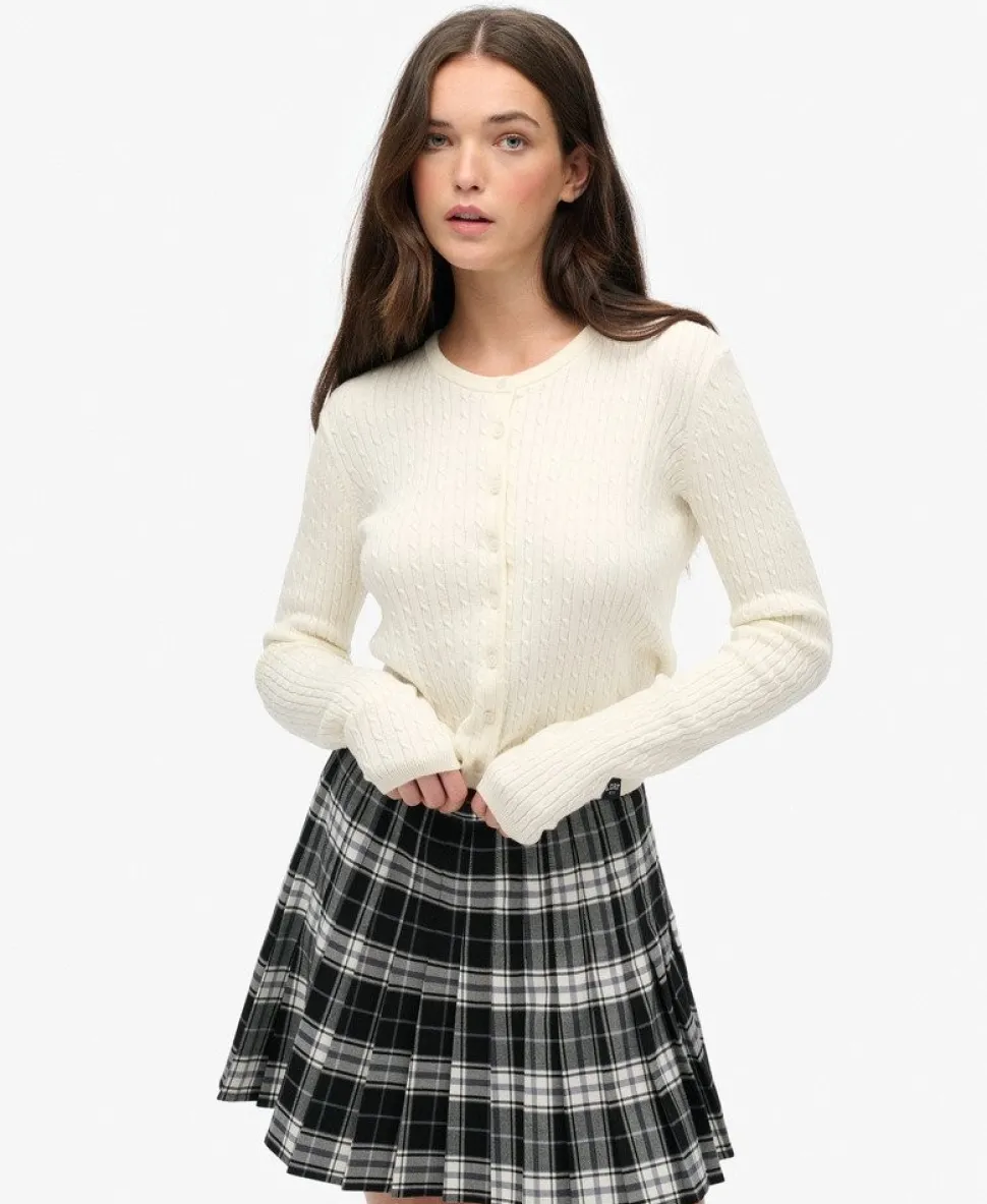Micro Cable Cardigan