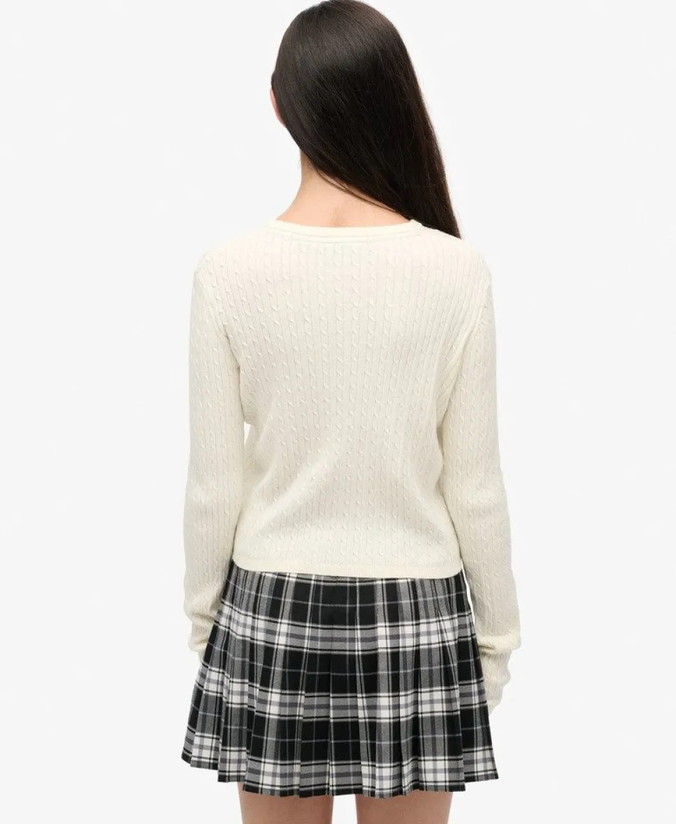 Micro Cable Cardigan