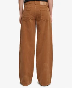 Mid Rise Baggy Corduroy Trousers