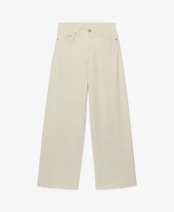 Mid Rise Baggy Corduroy Trousers