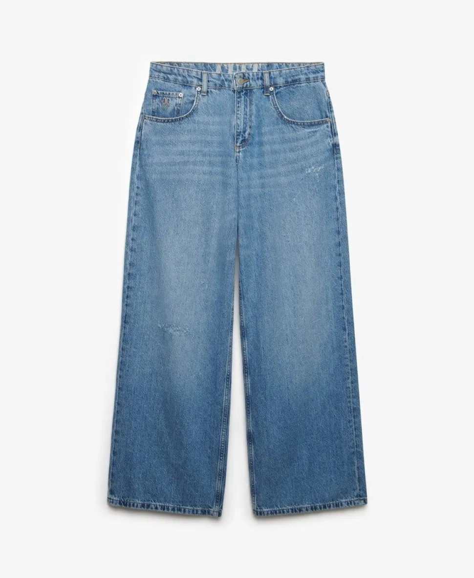 Mid Rise Baggy Jeans