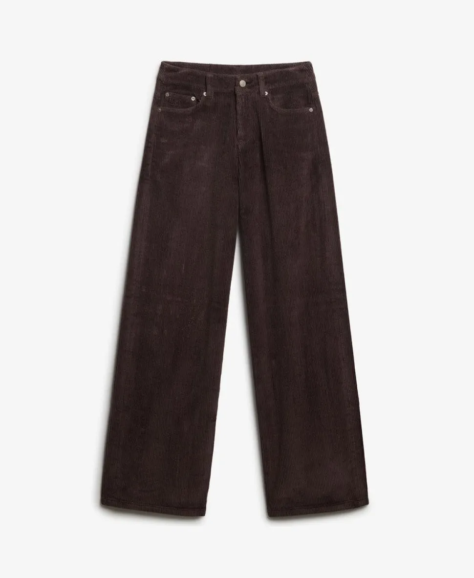 Mid Rise Baggy Jumbo Cord Pants