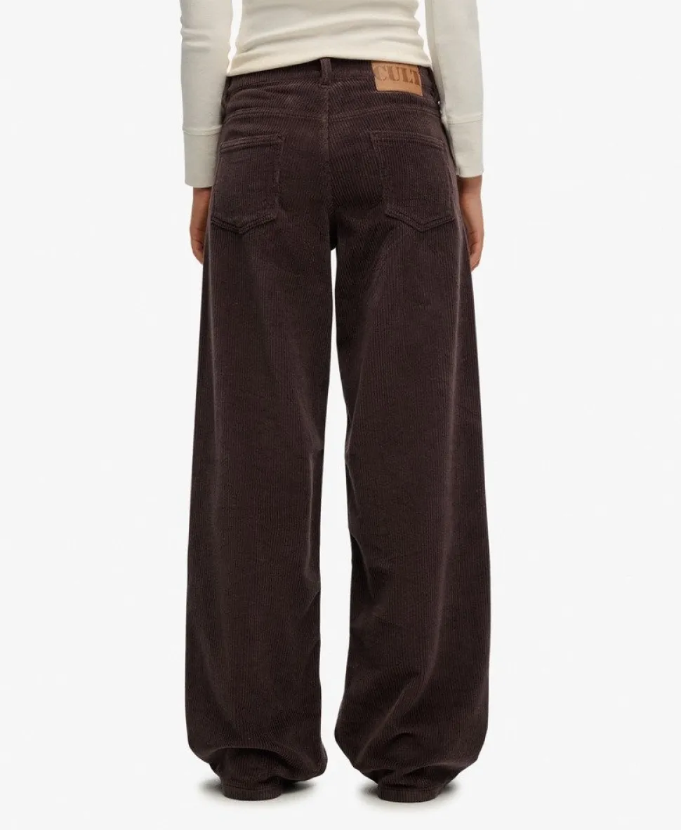 Mid Rise Baggy Jumbo Cord Pants