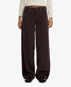 Mid Rise Baggy Jumbo Cord Pants