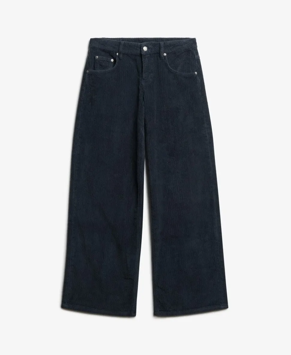 Mid Rise Baggy Jumbo Cord Pants