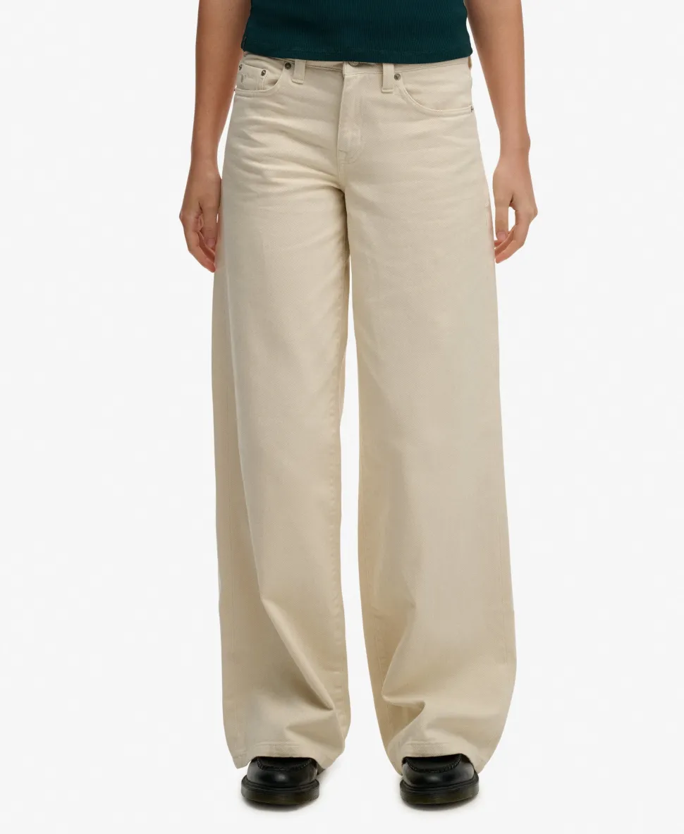 Mid Rise Baggy Pants