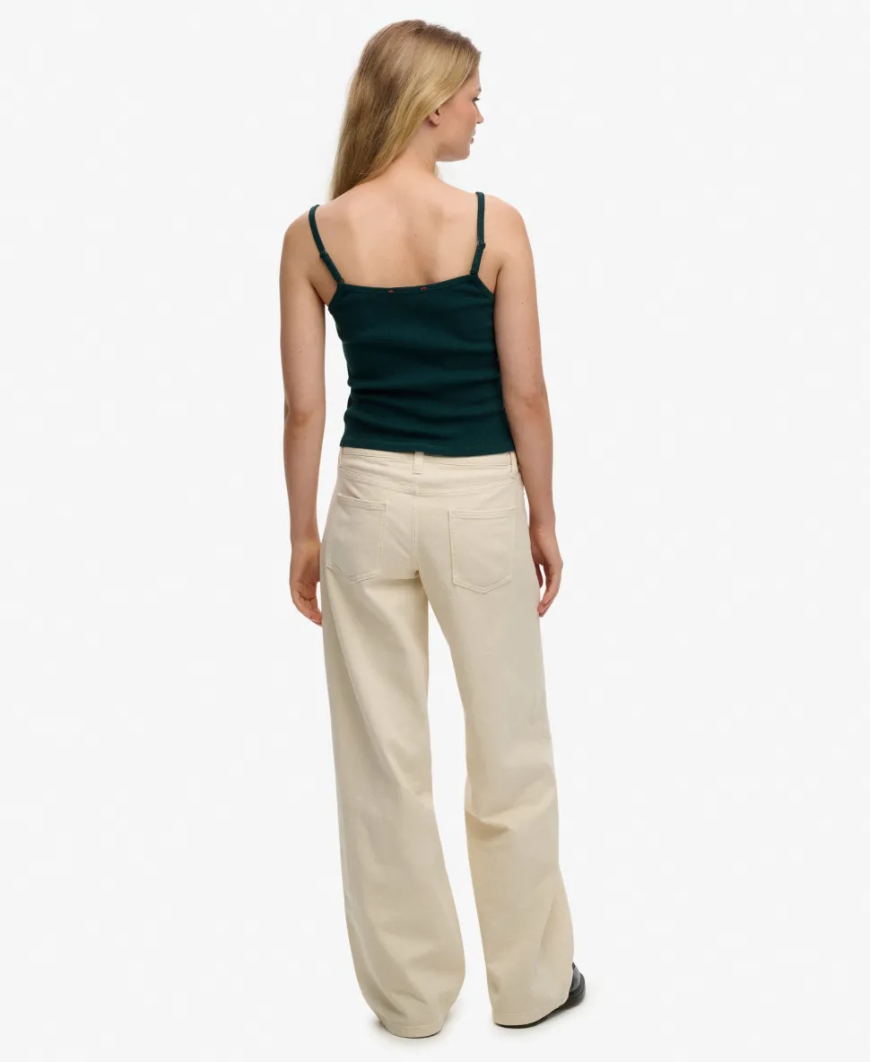 Mid Rise Baggy Pants