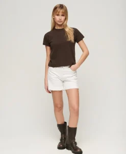 Mid Rise Cut off Shorts
