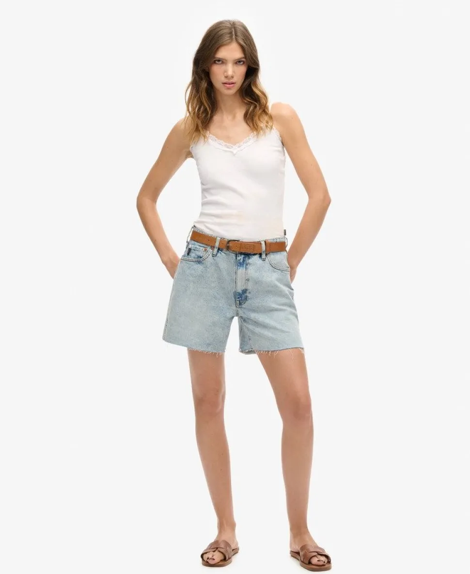 Mid Rise Cut off Shorts