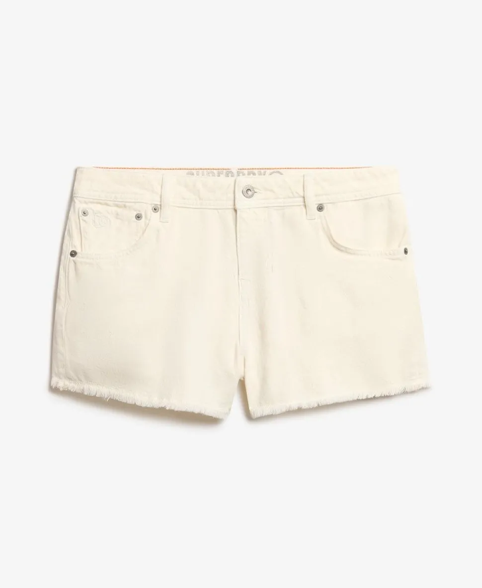 Mid Rise Denim Hot Shorts
