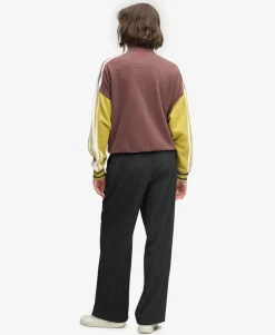 Mid Rise Pinstripe Trousers