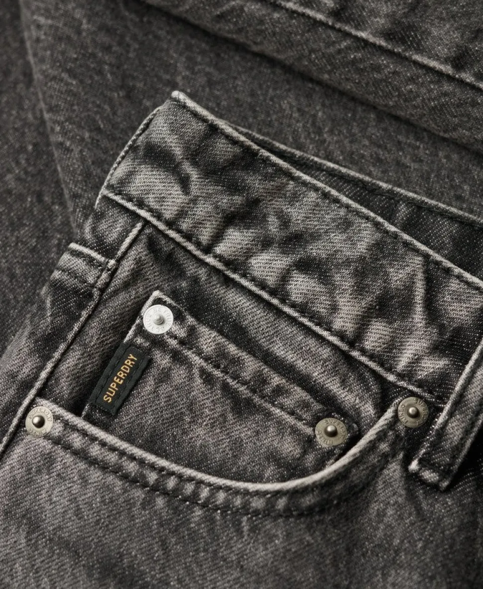Mid Rise Wide Leg Jeans