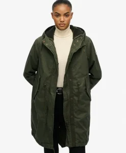 Military Borg Fishtail Parka Coat