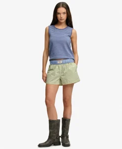 Mini Check Cotton Shorts