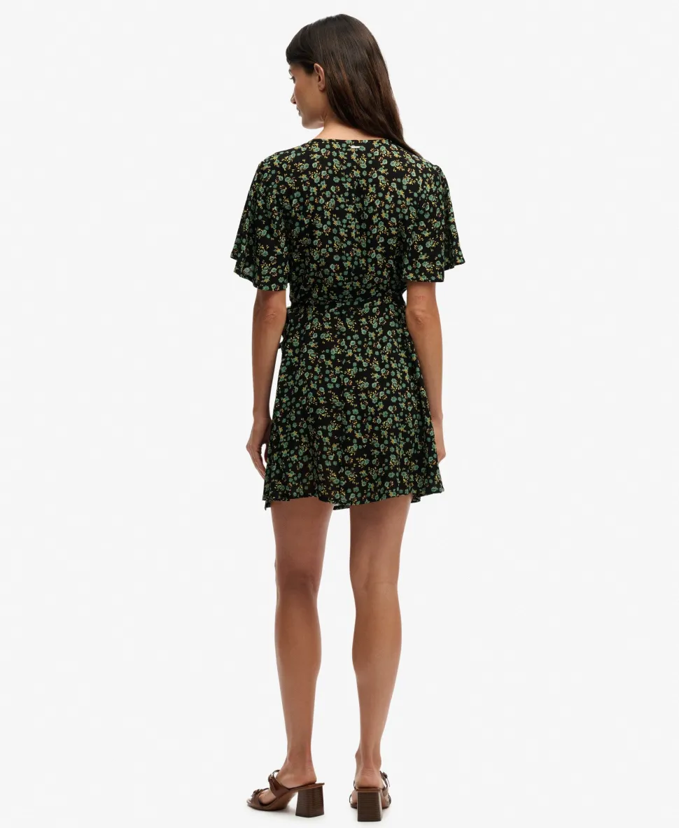 Mini Swing Wrap Dress