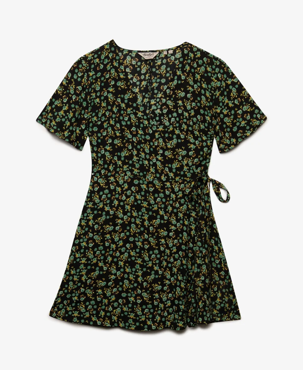 Mini Swing Wrap Dress
