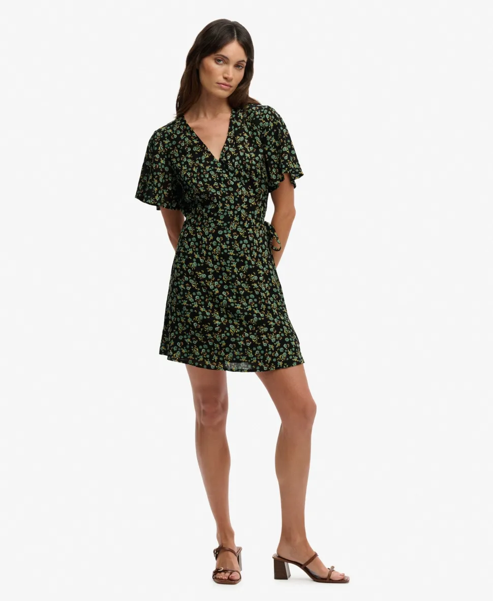 Mini Swing Wrap Dress