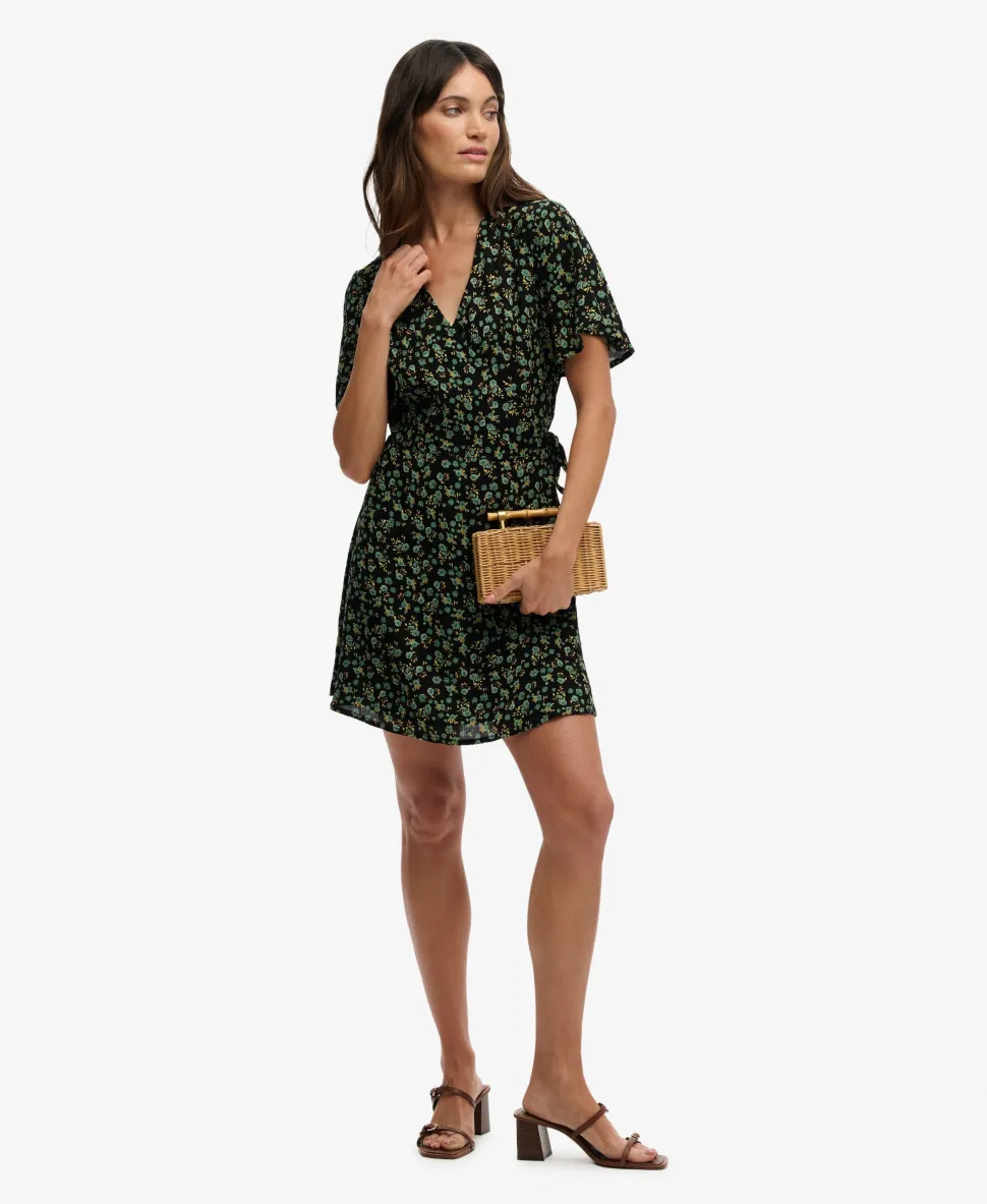 Mini Swing Wrap Dress
