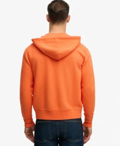 Monogram Embroidered Zip Hoodie