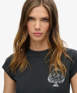 Motörhead x Superdry Cap Sleeve Band T-Shirt