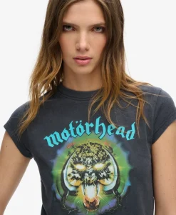 Motörhead x Superdry Cap Sleeve Band T-Shirt