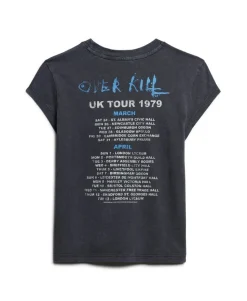 Motörhead x Superdry Cap Sleeve Band T-Shirt